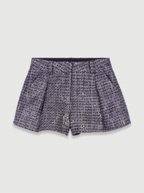 maje Tweed shorts