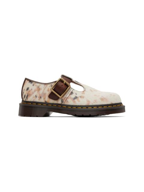 Dr. Martens Off-White T-Bar Loafers