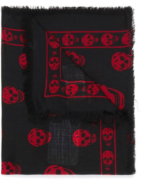 Alexander McQueen Skull Orchid scarf