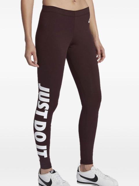 Nike logo-print leggings