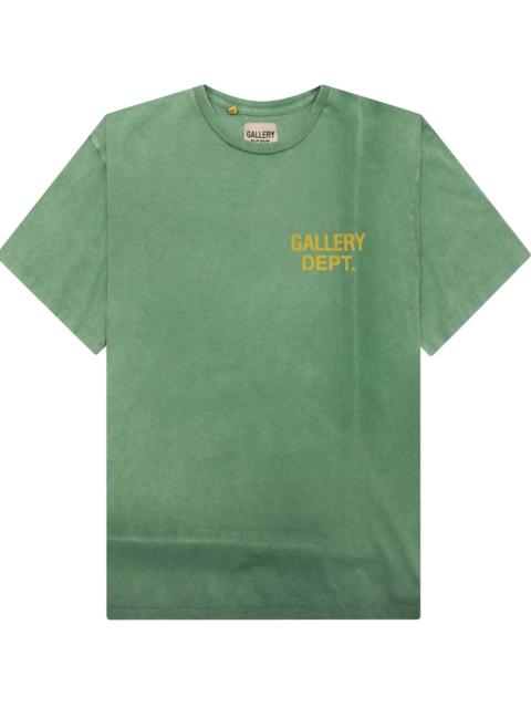 GALLERY DEPT. Souvenir Logo T-Shirt "Vintage Green & Yellow" GD272