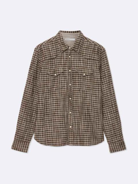 ALLSAINTS COURT REGULAR-FIT DOUBLE-FACED SHIRT