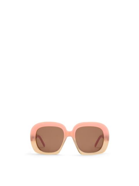 Loewe Square halfmoon sunglasses in acetate