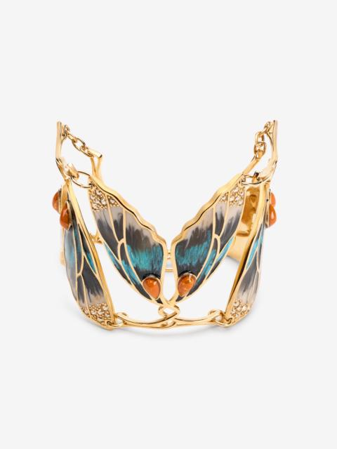 Roberto Cavalli Gold Butterfly Bracelet