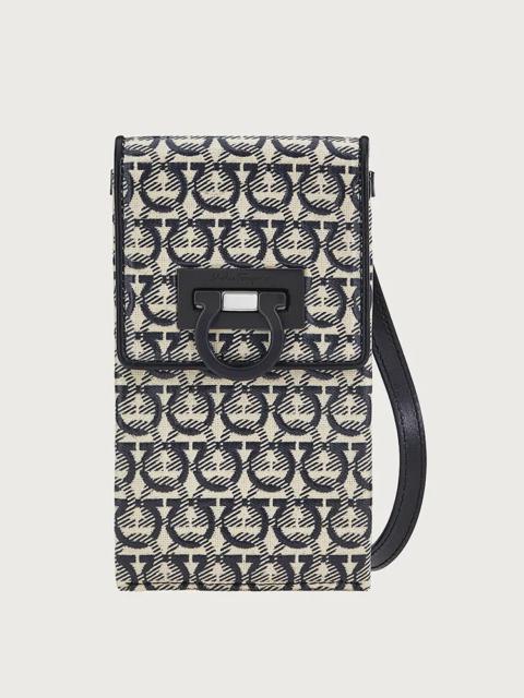 FERRAGAMO TRIFOLIO SMARTPHONE HOLDER