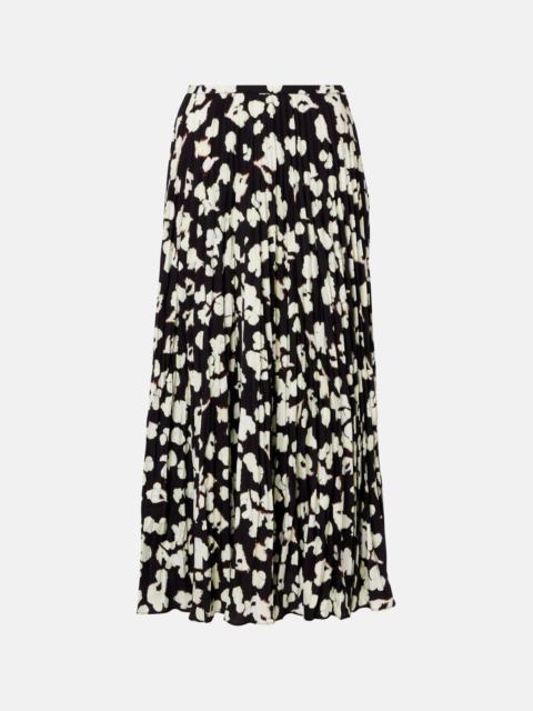 Proenza Schouler White Label Runa printed twill midi skirt