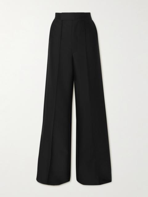 MATICEVSKI Rival Wool And Silk-blend Wide-leg Pants