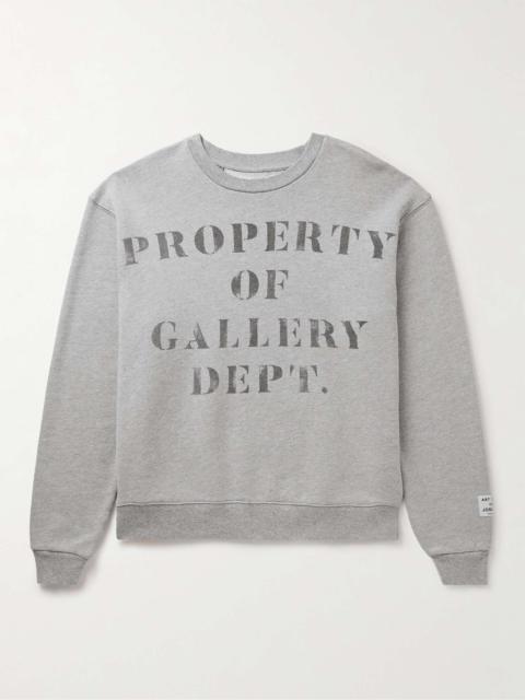GALLERY DEPT. Printed Cotton-Jersey Sweatshirt