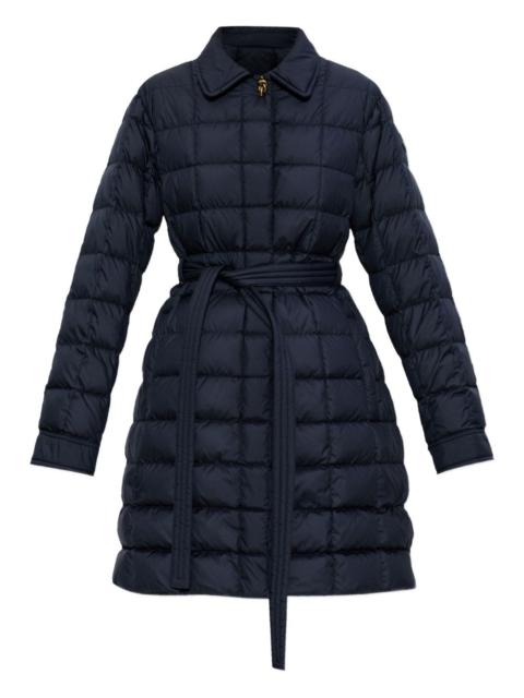 Moncler Gresillon quilted belted coat