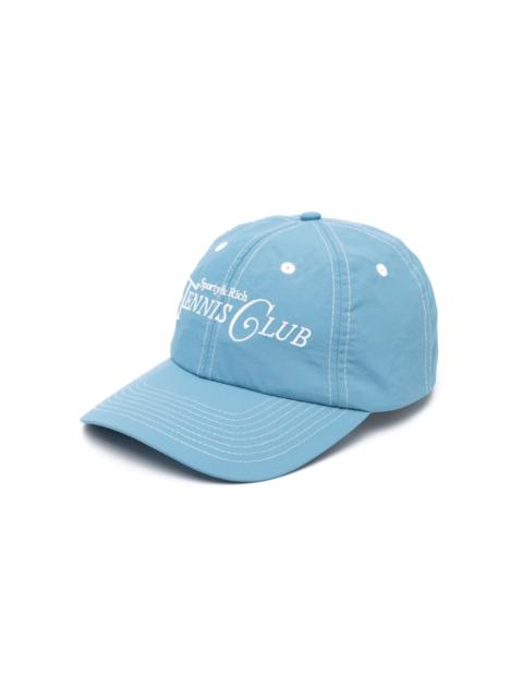 Sporty & Rich logo-embroidered curved-peak baseball cap