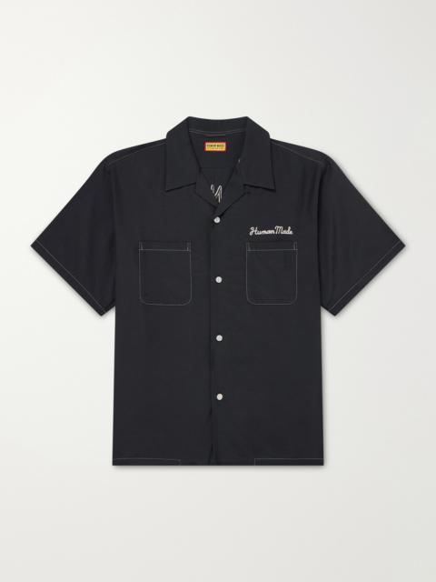Human Made Souvenir Logo-Embroidered Poplin Shirt