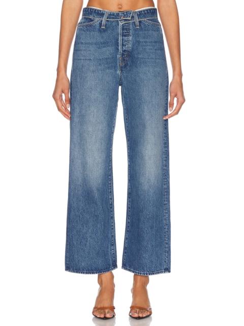 MOTHER The Fold Over Dodger Ankle Jeans