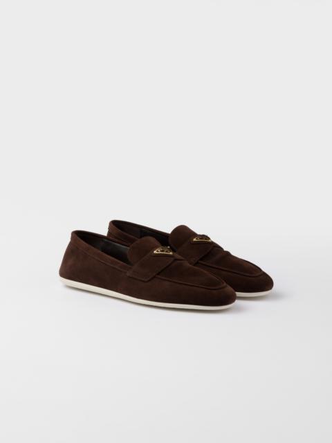 Prada Suede loafers