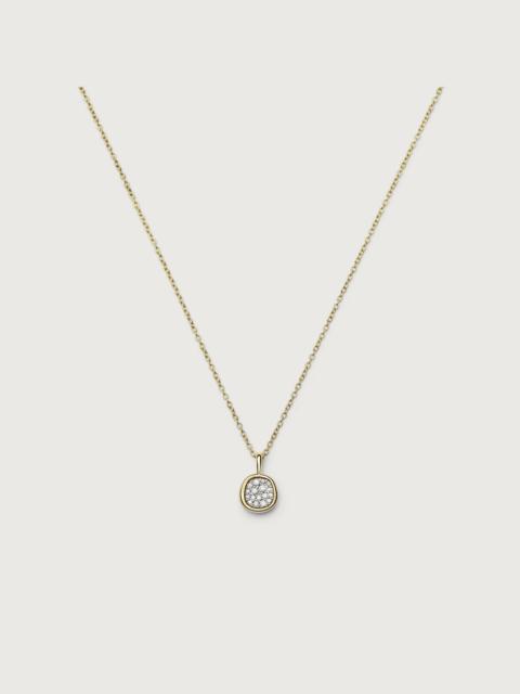 MISSOMA Missoma Molten Soft Square Pavé Pendant Necklace