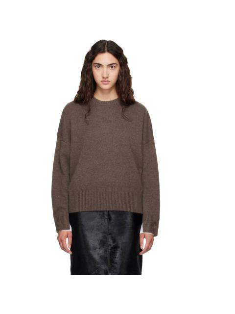 Loulou de Saison Brown ANTON LDS Cashmere Sweater