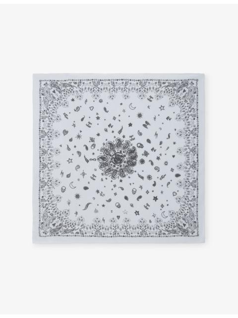 Zadig & Voltaire Blondie Bandana Square Silk Scarf