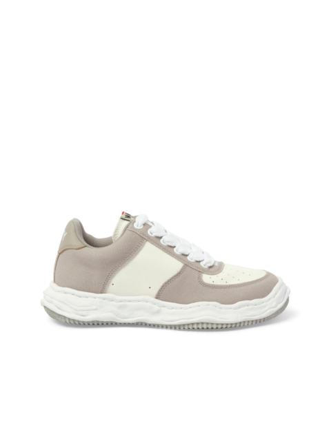 Maison MIHARAYASUHIRO Wayne OG Leather Sneaker in Gray/White