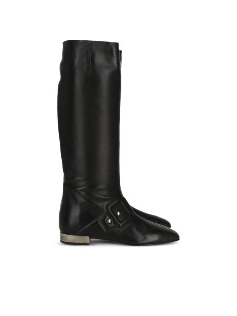 Roger Vivier buckle-detail leather knee-high boots