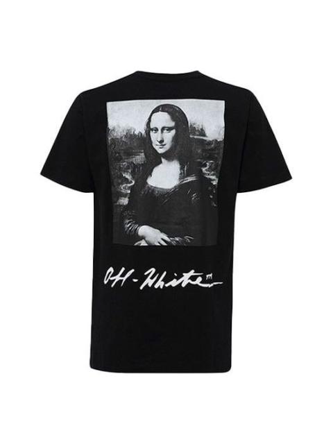 Off-White Off-White SS19 Mona Lisa Print Short Sleeve OMAA038S191850051020
