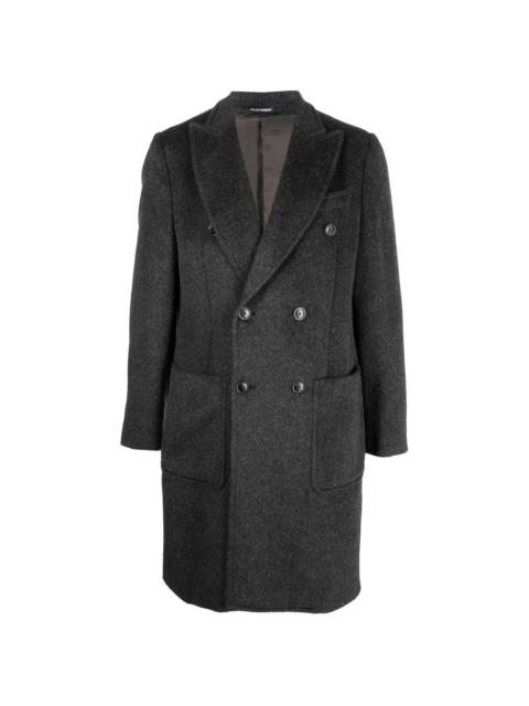 EMPORIO ARMANI double-breasted virgin-wool coat