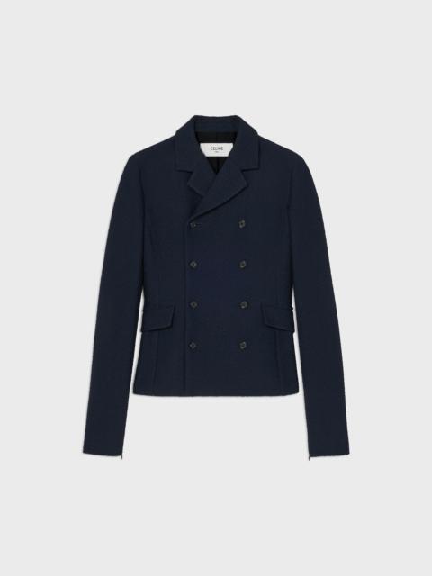CELINE cavaliere jacket IN viscose and wool natté