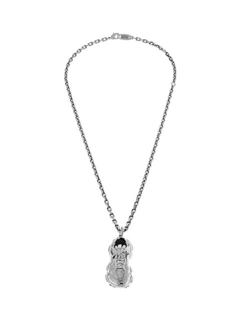 Keyholder Thin Cargo Necklace  in Silver