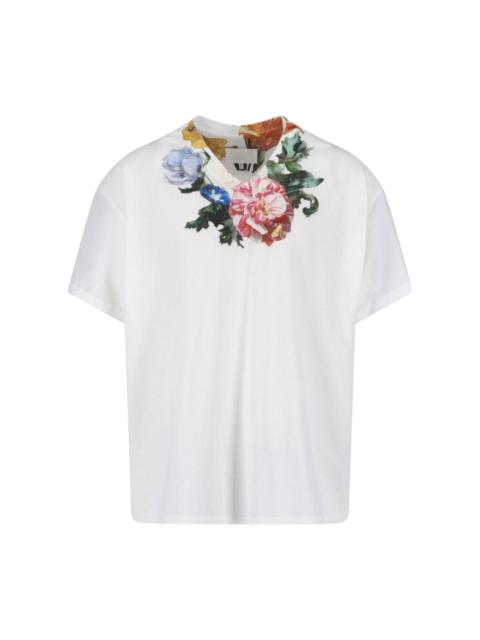 Maison Margiela PRINTED FLORAL T-SHIRT