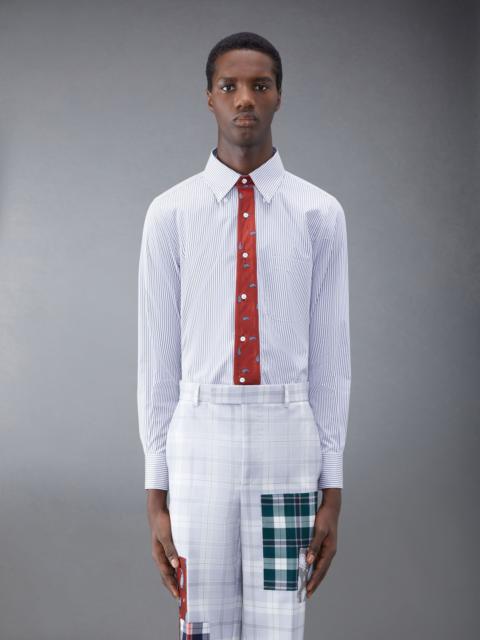 Paisley Jacquard Tie Straight Fit Shirt