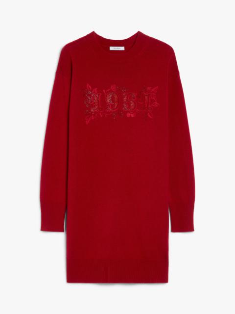 Max Mara ADUNCO Wool and cashmere knit dress