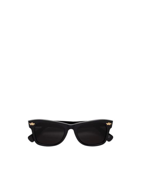 Marni logo-plaque square-frame sunglasses