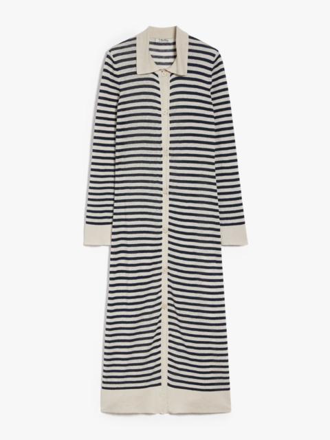 'S Max Mara NINE Linen yarn shirt dress