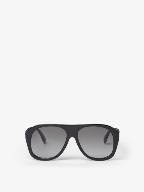 FENDI Baguette Black acetate sunglasses