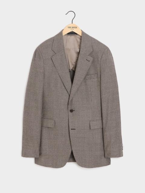 TODD SNYDER Italian Flannel Houndstooth Sutton Jacket