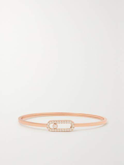 MESSIKA Move Uno 18-karat Rose Gold Diamond Bangle