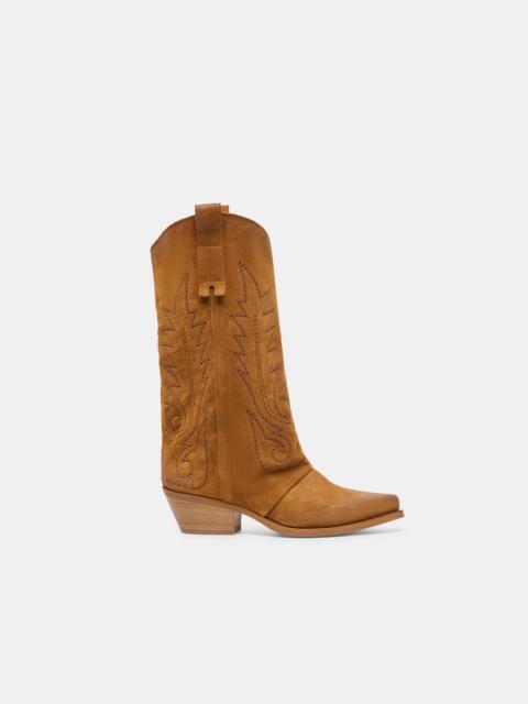 dolce vita SAMMY BOOTS CHESTNUT SUEDE