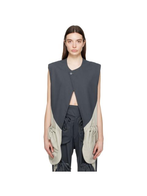 Gray Fangs Pouch Vest