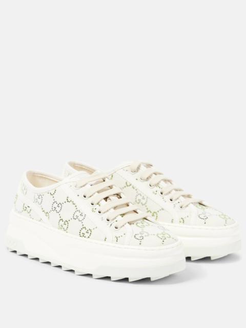 Gucci Tennis 1977 GG Crystal sneakers