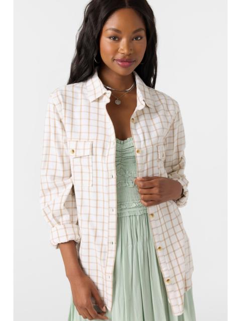 O'Neill Brooks Flannel Long Sleeve Top