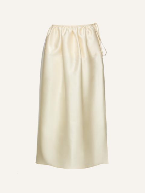 MAGDA BUTRYM Tie waist balloon skirt in cream