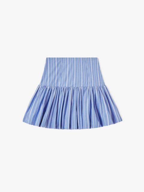 GANNI SKIRT IN BLUE STRIPES