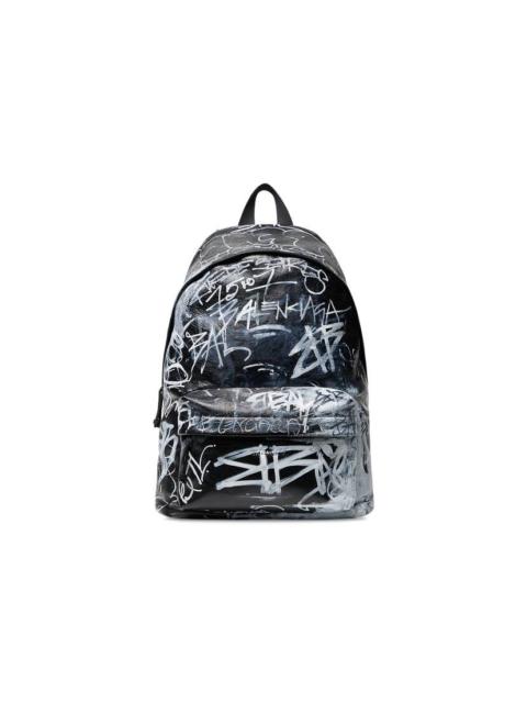 BALENCIAGA Men's Explorer Backpack Graffiti in Black