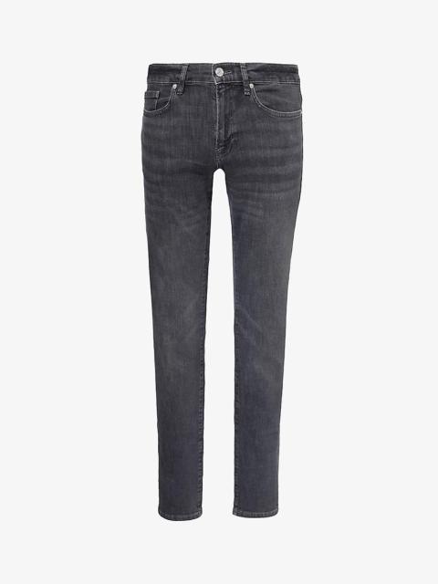 L'homme Slim mid-rise recycled cotton and polyester-blend denim jeans
