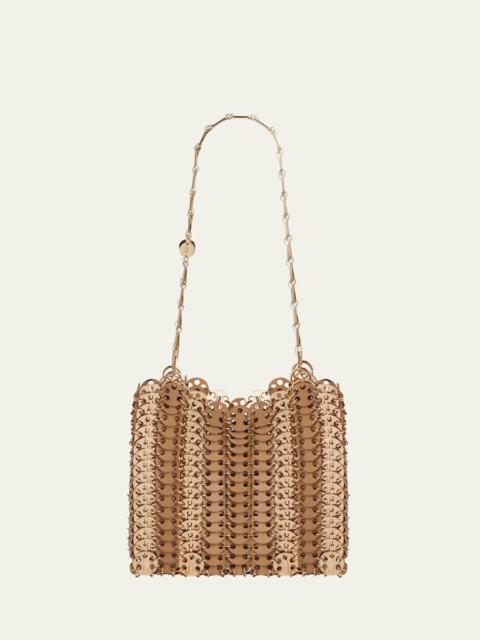 rabanne Disc Calf Leather Shoulder Bag