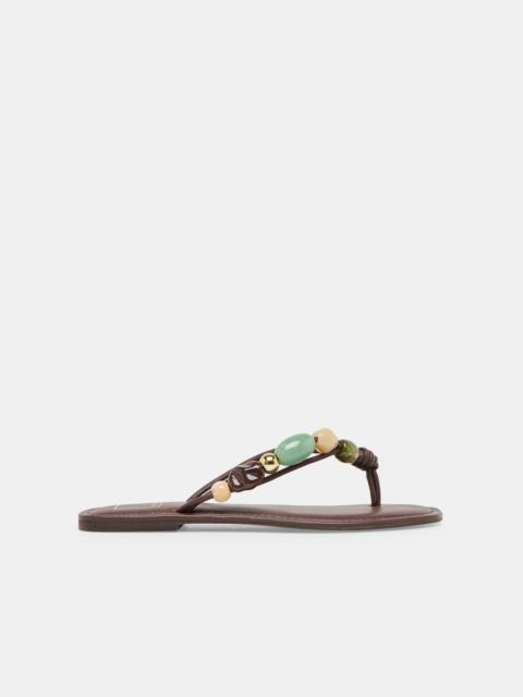 dolce vita CELY SANDALS DK BROWN LEATHER