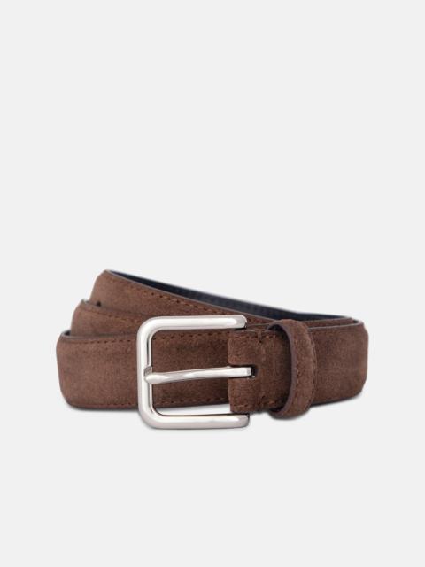 Vince Men's 30mm Stitched Suede Belt