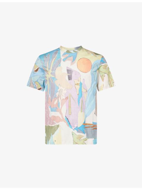 Paul Smith Printed Cotton-Jersey T-Shirt