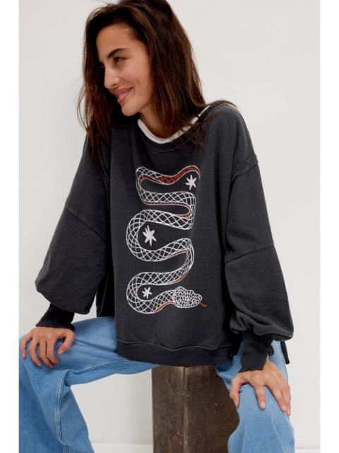 FREE PEOPLE We The Free Graphic Camden Pullover