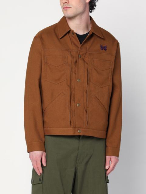 NEEDLES Rust-coloured jacket with logo