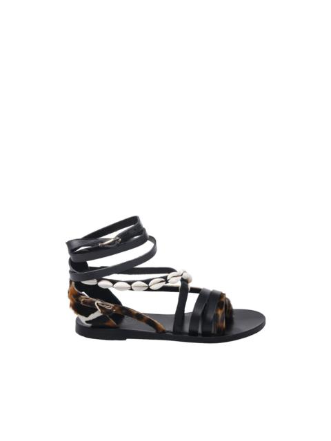 ANCIENT GREEK SANDALS Satira shell-embellished sandals