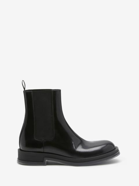 Alexander McQueen Men's Float Chelsea Boot in Black/transparent